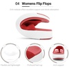 image:imageDREAM PAIRS Womens Arch Support Soft Cushion Flip Flops Thong SandalsRed