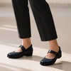 image:imageDREAM PAIRS Womens Ballet Mary Jane Flats Comfortable Business Office Dress Shoes for Women Dressy and Work with Ankle StrapNavy