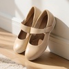 image:imageDREAM PAIRS Womens Ballet Mary Jane Flats Comfortable Business Office Dress Shoes for Women Dressy and Work with Ankle StrapNude