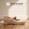 image:imageDREAM PAIRS Womens Ballet Mary Jane Flats Comfortable Business Office Dress Shoes for Women Dressy and Work with Ankle StrapNude