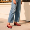 image:imageDREAM PAIRS Womens Ballet Mary Jane Flats Comfortable Business Office Dress Shoes for Women Dressy and Work with Ankle StrapRed