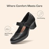 image:imageDREAM PAIRS Womens Chunky Low Block Closed Toe Heels Mary Janes Pumps Comfortable Round Toe Dress Work Wedding ShoesBlack