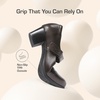 image:imageDREAM PAIRS Womens Chunky Low Block Closed Toe Heels Mary Janes Pumps Comfortable Round Toe Dress Work Wedding ShoesBrown