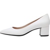 image:imageDREAM PAIRS Womens Chunky Low Block Heels Closed Toe Dress Pumps ShoesCreamyWhitePu
