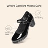 image:imageDREAM PAIRS Womens Chunky Low Block Heels Mary Jane Closed Toe Work Pumps Comfortable Round Toe Dress Wedding Shoes EDENIABlackpat