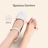 image:imageDREAM PAIRS Womens Chunky Low Block Heels Mary Jane Closed Toe Work Pumps Comfortable Round Toe Dress Wedding Shoes EDENIAWhite