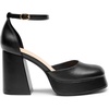 image:imageDREAM PAIRS Womens Chunky Platform High Heels Closed Toe Block Ankle Strap Dress Wedding Party Pumps ShoesBlackpu