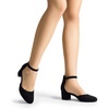 image:imageDREAM PAIRS Womens Closed Round Toe Low Block Heels Ankle Strap Chunky Heel Pumps Dress Wedding Office Party ShoesBlacknubuck