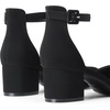 image:imageDREAM PAIRS Womens Closed Round Toe Low Block Heels Ankle Strap Chunky Heel Pumps Dress Wedding Office Party ShoesBlacknubuck
