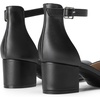 image:imageDREAM PAIRS Womens Closed Round Toe Low Block Heels Ankle Strap Chunky Heel Pumps Dress Wedding Office Party ShoesBlackpu