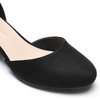 image:imageDREAM PAIRS Womens Closed Round Toe Low Block Heels Ankle Strap Chunky Heel Pumps Dress Wedding Office Party ShoesBlacksuede