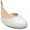 image:imageDREAM PAIRS Womens Closed Round Toe Low Block Heels Ankle Strap Chunky Heel Pumps Dress Wedding Office Party ShoesWhite