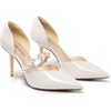 image:imageDREAM PAIRS Womens Closed Toe High Heels Stiletto Pointed Toe Strappy Pearl Elegant DOrsay Dress Wedding Party Pumps ShoesWhite