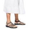 image:imageDREAM PAIRS Womens Comfortable Arch Support Dressy Flat Sandals Elastic Open Toe Walking Shoes for SummerBronze