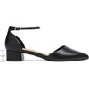 image:imageDREAM PAIRS Womens Dress Shoes Low Heel Pumps Closed Pointed Toe Comfort Casual DOrsay Flats Ankle StrapBlackpu