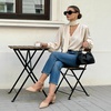 image:imageDREAM PAIRS Womens Dress Shoes Low Heel Pumps Closed Pointed Toe Comfort Casual DOrsay Flats Ankle StrapNude