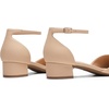 image:imageDREAM PAIRS Womens Dress Shoes Low Heel Pumps Closed Pointed Toe Comfort Casual DOrsay Flats Ankle StrapNude