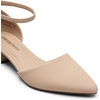 image:imageDREAM PAIRS Womens Dress Shoes Low Heel Pumps Closed Pointed Toe Comfort Casual DOrsay Flats Ankle StrapNude