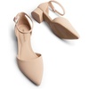 image:imageDREAM PAIRS Womens Dress Shoes Low Heel Pumps Closed Pointed Toe Comfort Casual DOrsay Flats Ankle StrapNude