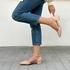 image:imageDREAM PAIRS Womens Dress Shoes Low Heel Pumps Closed Pointed Toe Comfort Casual DOrsay Flats Ankle StrapNude