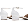 image:imageDREAM PAIRS Womens Dress Shoes Low Heel Pumps Closed Pointed Toe Comfort Casual DOrsay Flats Ankle StrapWhite
