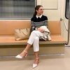 image:imageDREAM PAIRS Womens Dress Shoes Low Heel Pumps Closed Pointed Toe Comfort Casual DOrsay Flats Ankle StrapWhite