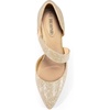 image:imageDREAM PAIRS Womens High Heels Pumps Dress Closed Pointed Toe Comfortable DOrsay Pumps Shoes for Work Office Wedding Dancing CharmaneGoldglitter