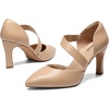image:imageDREAM PAIRS Womens High Heels Pumps Dress Closed Pointed Toe Comfortable DOrsay Pumps Shoes for Work Office Wedding Dancing CharmaneNudepu