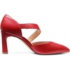 image:imageDREAM PAIRS Womens High Heels Pumps Dress Closed Pointed Toe Comfortable DOrsay Pumps Shoes for Work Office Wedding Dancing CharmaneRedpu