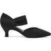 image:imageDREAM PAIRS Womens Kitten Heels Low Pumps Shoes Pointed Closed Toe Slip on Dress Work Bridal Party WeddingBlack