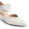 image:imageDREAM PAIRS Womens Kitten Heels Low Pumps Shoes Pointed Closed Toe Slip on Dress Work Bridal Party WeddingWhite