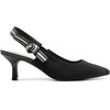 image:imageDREAM PAIRS Womens Kitten Heels Slingback Closed Toe Low Pumps Dress Bridal Elegant Wedding Casual ShoesBlack