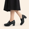 image:imageDREAM PAIRS Womens Low Chunky Block Heels Pumps Comfortable Slipon Heeled Loafers Dress Work Shoes for Office Business LOLABlack