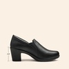 image:imageDREAM PAIRS Womens Low Chunky Block Heels Pumps Comfortable Slipon Heeled Loafers Dress Work Shoes for Office Business LOLABlack