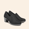image:imageDREAM PAIRS Womens Low Chunky Block Heels Pumps Comfortable Slipon Heeled Loafers Dress Work Shoes for Office Business LOLABlackSuede