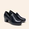 image:imageDREAM PAIRS Womens Low Chunky Block Heels Pumps Comfortable Slipon Heeled Loafers Dress Work Shoes for Office Business LOLADark Navy