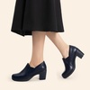 image:imageDREAM PAIRS Womens Low Chunky Block Heels Pumps Comfortable Slipon Heeled Loafers Dress Work Shoes for Office Business LOLADark Navy