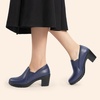 image:imageDREAM PAIRS Womens Low Chunky Block Heels Pumps Comfortable Slipon Heeled Loafers Dress Work Shoes for Office Business LOLANavy
