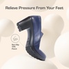 image:imageDREAM PAIRS Womens Low Chunky Block Heels Pumps Comfortable Slipon Heeled Loafers Dress Work Shoes for Office Business LOLANavy