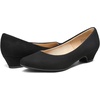 image:imageDREAM PAIRS Womens Mila Low Chunky Heel Pump ShoesBlackSuede