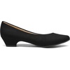 image:imageDREAM PAIRS Womens Mila Low Chunky Heel Pump ShoesBlackSuede