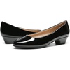 image:imageDREAM PAIRS Womens Mila Low Chunky Heel Pump ShoesBlackpat