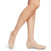 image:imageDREAM PAIRS Womens Mila Low Chunky Heel Pump ShoesNude Suede
