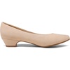 image:imageDREAM PAIRS Womens Mila Low Chunky Heel Pump ShoesNude Suede