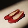 image:imageDREAM PAIRS Womens Mila Low Chunky Heel Pump ShoesRedPu