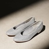 image:imageDREAM PAIRS Womens Mila Low Chunky Heel Pump ShoesSilverGlitter