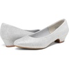 image:imageDREAM PAIRS Womens Mila Low Chunky Heel Pump ShoesSilverGlitter