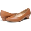 image:imageDREAM PAIRS Womens Mila Low Chunky Heel Pump ShoesTanPu