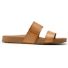 image:imageDREAM PAIRS Womens Open Toe Slides Sandals Comfortable Arch Support Footbed Two Strap Slipon Fashion Casual Beach Vacation Lightweight Flat Sandals Summer for WomenNatural