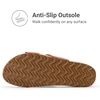 image:imageDREAM PAIRS Womens Open Toe Slides Sandals Comfortable Arch Support Footbed Two Strap Slipon Fashion Casual Beach Vacation Lightweight Flat Sandals Summer for WomenBrown